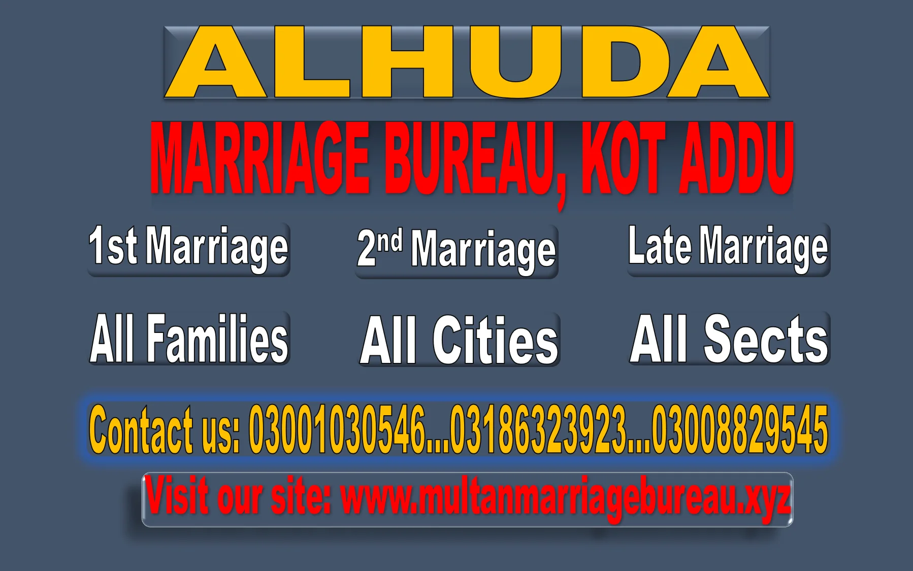 kot addu marriage bureau