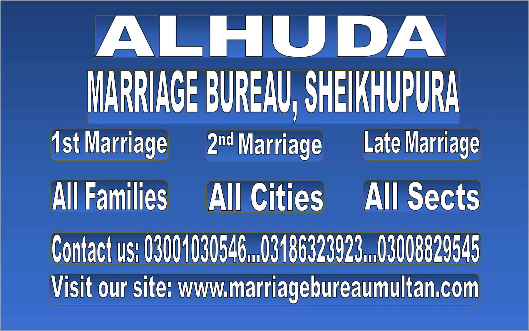 marriage bureau sheikhupura